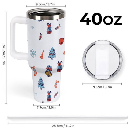 PHDT00276 POD US Local Tumbler 40 oz Large Capacity Car Cup Christmas