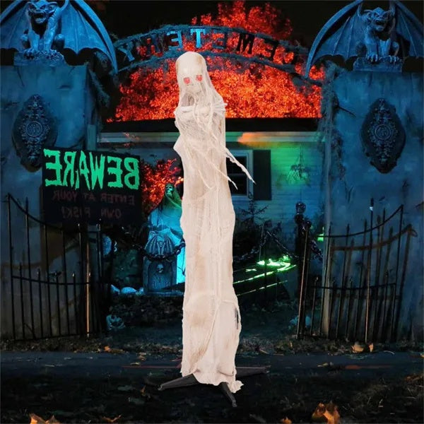 6FT Halloween Decorations With LED Red Glow Eyes