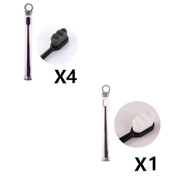 USA Local Ultra-fine Toothbrush Super Soft Bristle Deep Cleaning Brush Portable For Oral Care Tools Teeth Care Oral Cleaning Travel