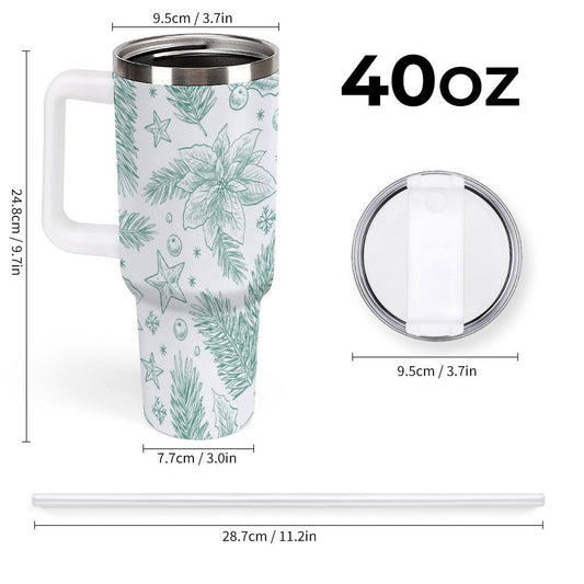 PHDT00283 POD US Local Tumbler 40 oz Large Capacity Car Cup Christmas Autumn Food