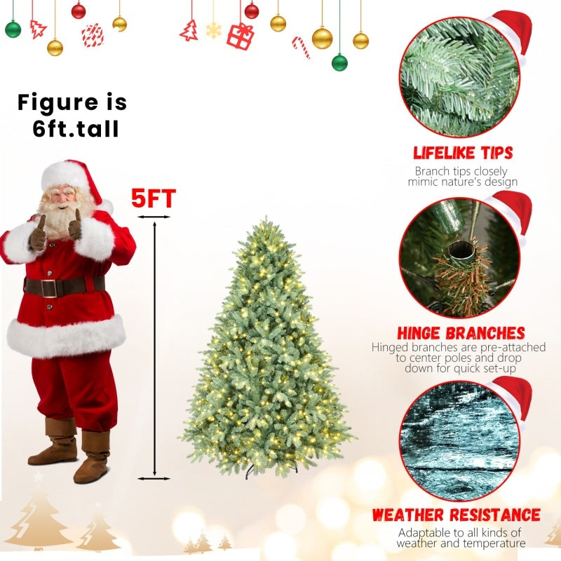 US Local PE, PVC Christmas Tree, Green