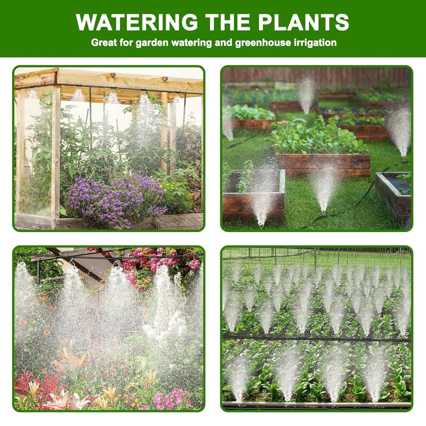 UK Local Misters For Outside Patio Outdoor Misting Cooling System For Patio Garden Greenhouse Trampoline