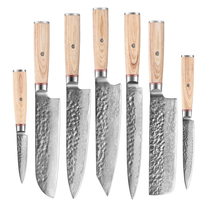 US Local Damascus Steel Hand Kitchen Knife