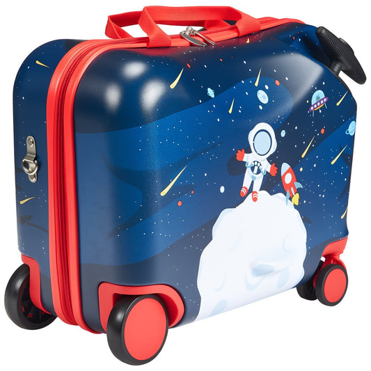 US Local Ride-on Luggage 18-inch Lightweight Kids Scooter Suitcase With Wheels