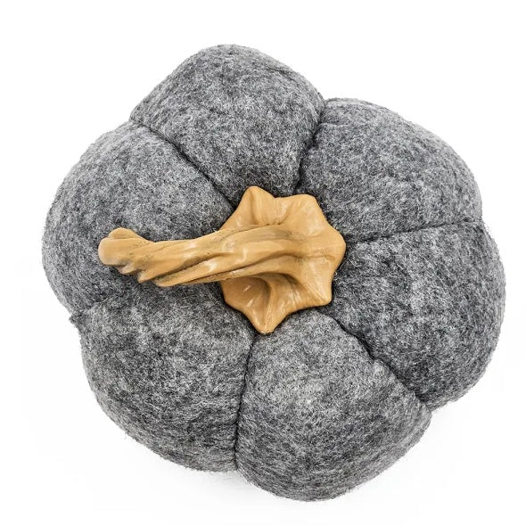 Set Of 3, 8.3x8.3x5.5 Gray Pumpkin, Pumpkin Ornament Decor For Holiday Harvest Festival Fall Festival Thanksgiving