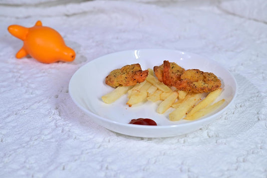 US Local Lily Bone China Dinnerware Set, 4 Pieces, 8-inch Pasta White, Salad, Fruit Plate