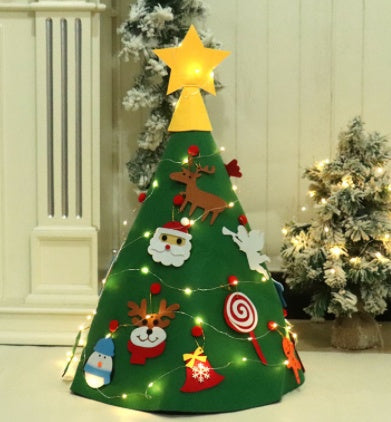 US Local Felt cloth to decorate the Christmas tree