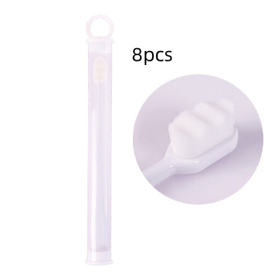 USA Local Ultra-fine Toothbrush Super Soft Bristle Deep Cleaning Brush Portable For Oral Care Tools Teeth Care Oral Cleaning Travel