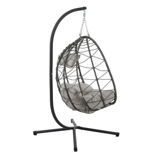 US Local Indoor And Outdoor Swing Chairs, Hanging Basket Chairs With Stands Are Suitable For Bedrooms, Living Rooms, Balconies