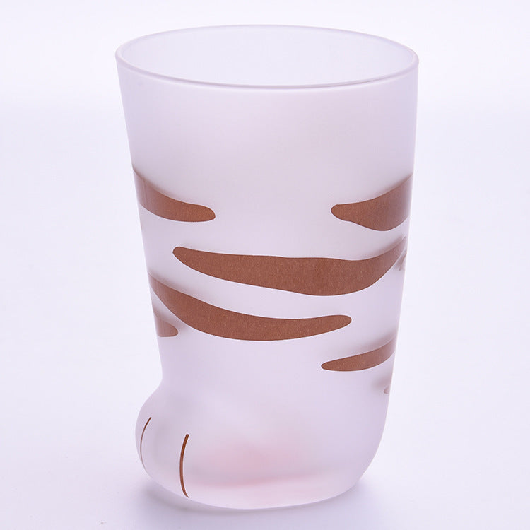 USA Local Creative Cute Cat Paws Glass Tiger Paws Mug Office Coffee Mug Tumbler Personality Breakfast Milk Porcelain Cup Gift