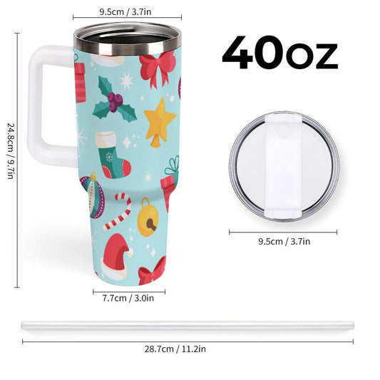 PHDT00166 POD US Local Tumbler 40 oz Large Capacity Car Cup Christmas