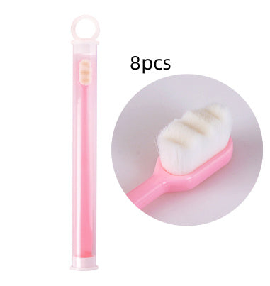 USA Local Ultra-fine Toothbrush Super Soft Bristle Deep Cleaning Brush Portable For Oral Care Tools Teeth Care Oral Cleaning Travel