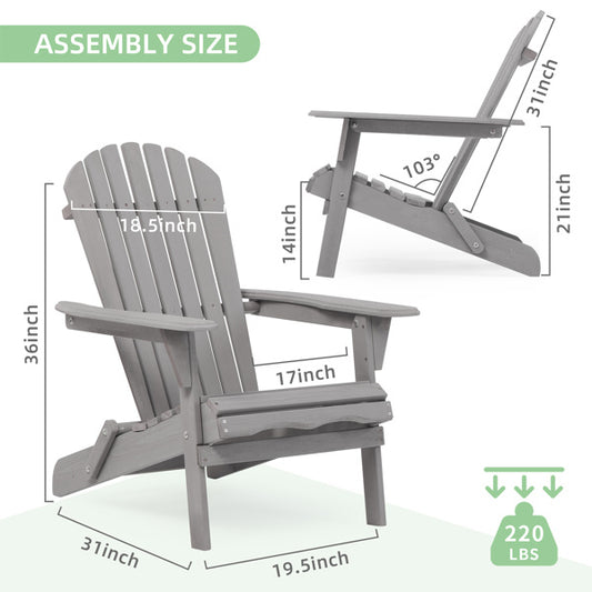 US Local Two Piece Outdoor Solid Wood Folding Beach Chair, Frog Chair, Courtyard Folding Chair