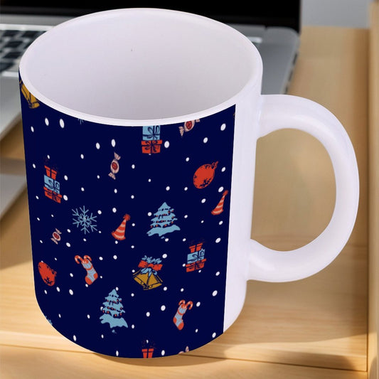 POD US Local White mug with full print, Christmas 0062