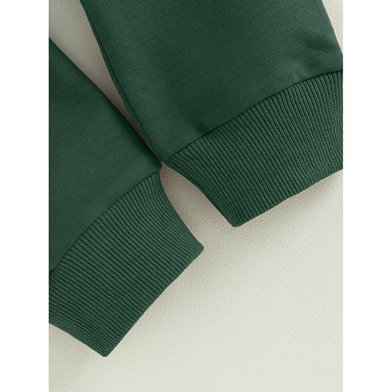 US Local Toddler Baby Boy Clothes 'Mama's Boy' Print Long Sleeve Sweatshirt Tops Trousers Set Casual Cute Outfit