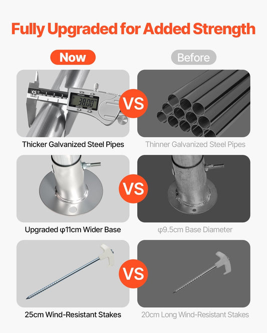 US Local Outdoor Storage Shelter Portable Shed 10x15 Ft Waterproof Canopy Garage Tent