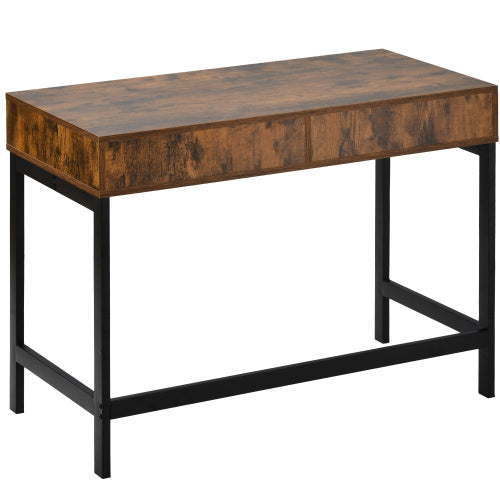 UK Local Computer Desk Dressing Table With 2 Drawers Work Table Home Office Table Industrial