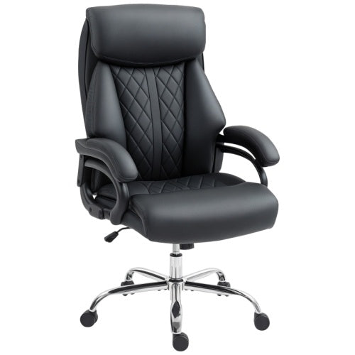 UK Local Spring Padded Faux Leather Office Chair
