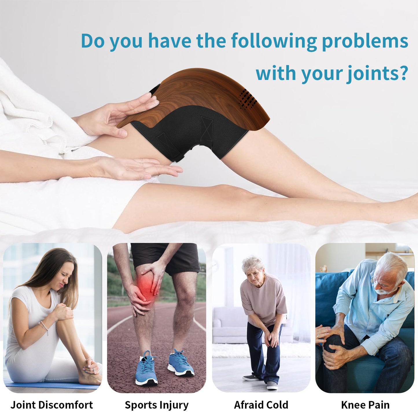 USA Local Intelligent Knee Massager Electric Knee Physiotherapy