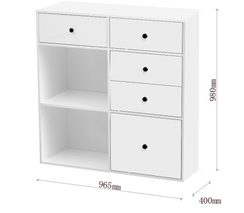 US Local Elegant Design Buffet Cabinet Storage Cabinet With Drawers, Suitable For Dining Room, Living Room, Kitchen Cabinet