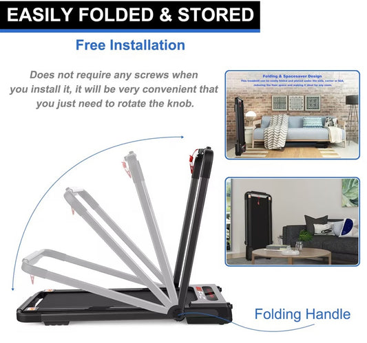 US Local Folding Treadmill Electric Running Machine