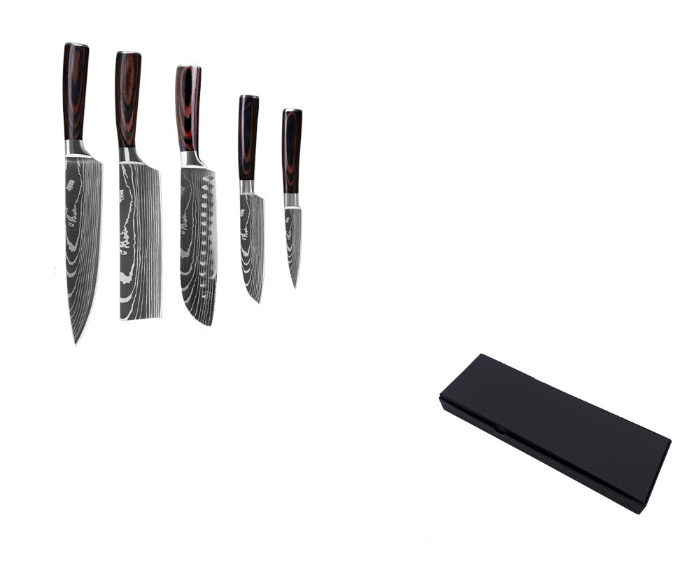 US Local 6 Piece Set 8 Piece Set 10 Piece Set Knife Chef's Knife Chef's Knife Kitchen Knife Cooking