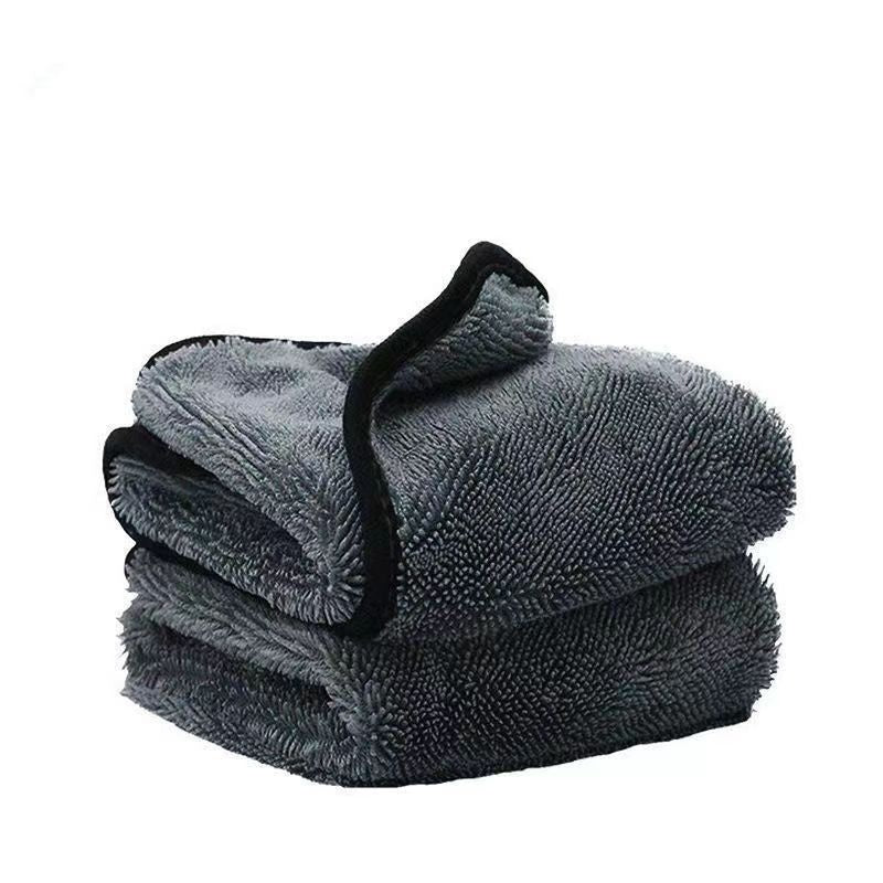 US Local Towel Microfiber Car Beauty Car Towel Not Easy To Shed Hair Thickened Absorbent Seamless Car Cleaning Cloth
