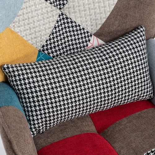 UK Local Multi-colour Lounge Chair With Footrest, Backrest And Cushion, Living Room Lounge Chair Combination