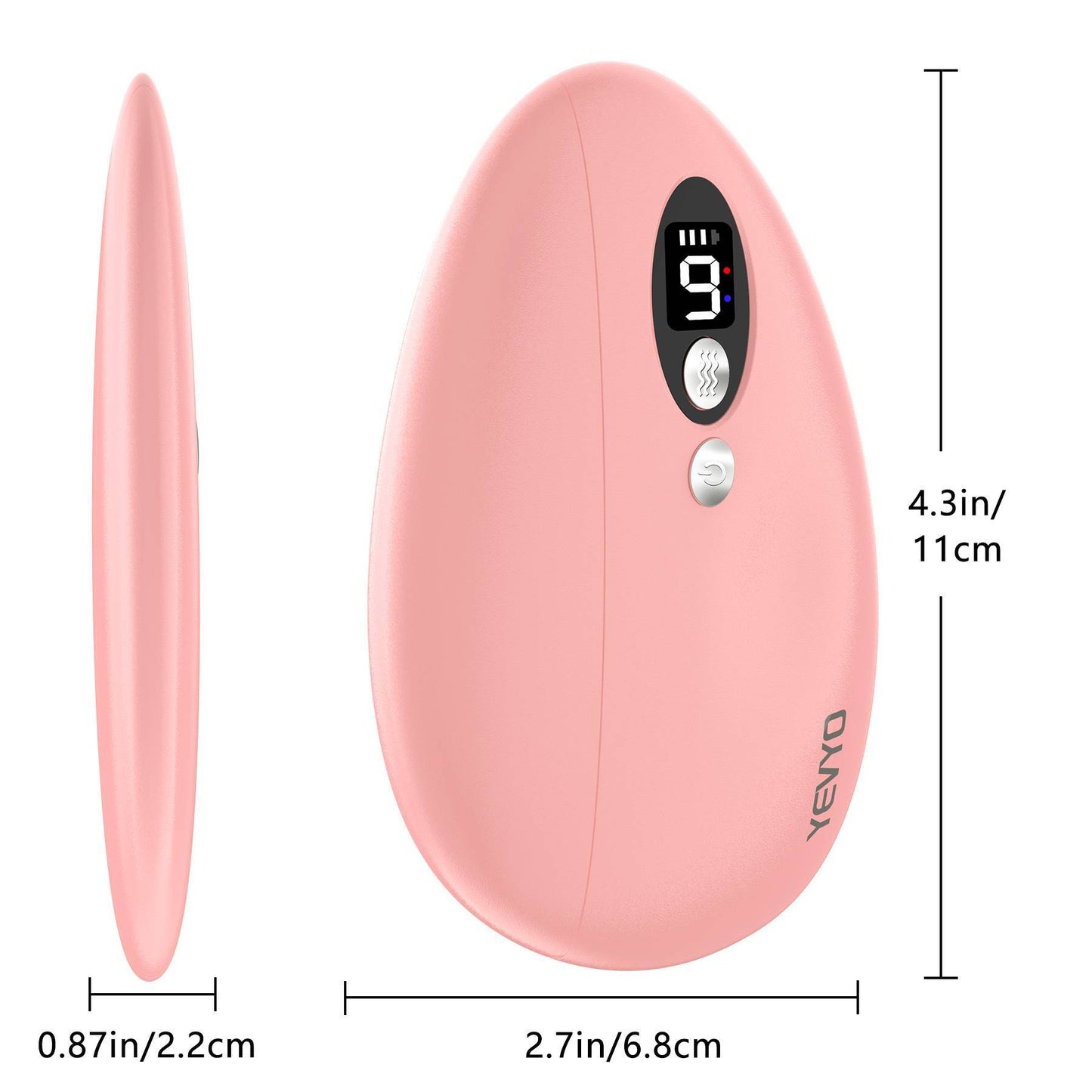 US Local Gua Sha Facial Tool, Electric Black Obsidian Guasha Tool Massage Gua Sha Stone