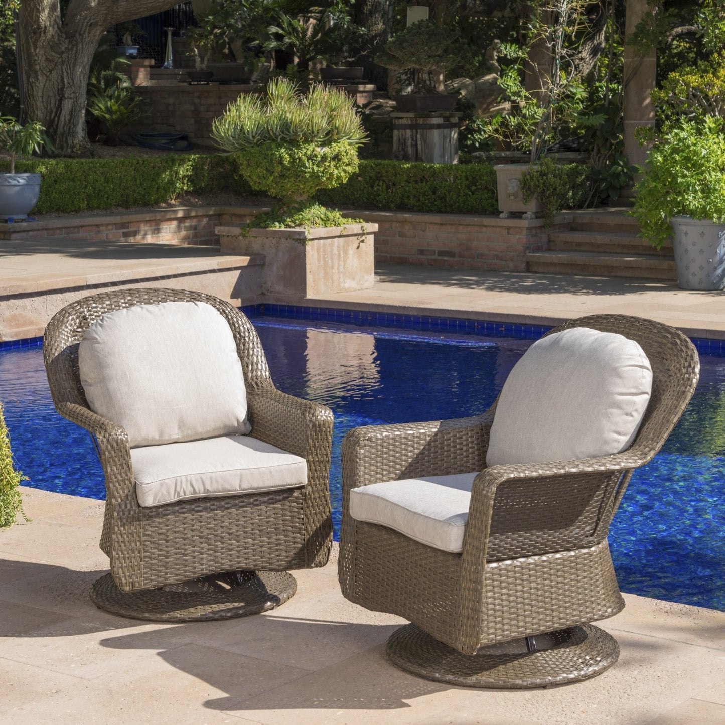 US Local LIAM SWIVEL CLUB CHAIR Set Of 2