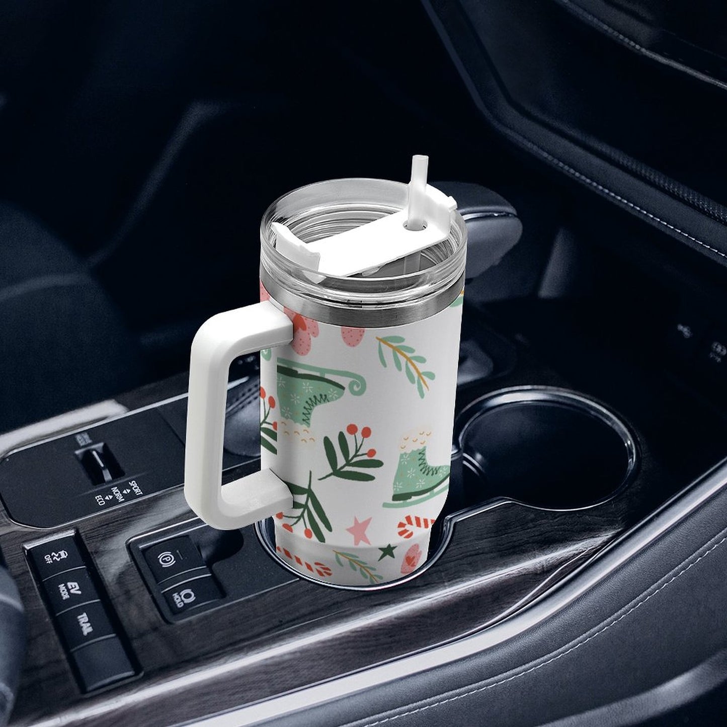 POD US Local 40 oz Large Capacity Car Cup Christmas, Skates