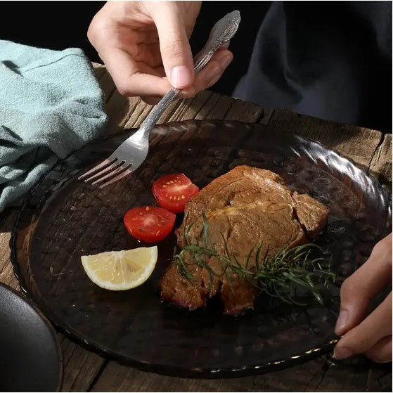 Product Name Deluxe Premium Cutlery Flatware Set For The Home Stainless Steel Cutlery Service With 1 Dinner Fork, 1 Dinner Knife, 1 Dinner Spoon And 1 Tea Spoon Durable, Elegant And Rust Resista