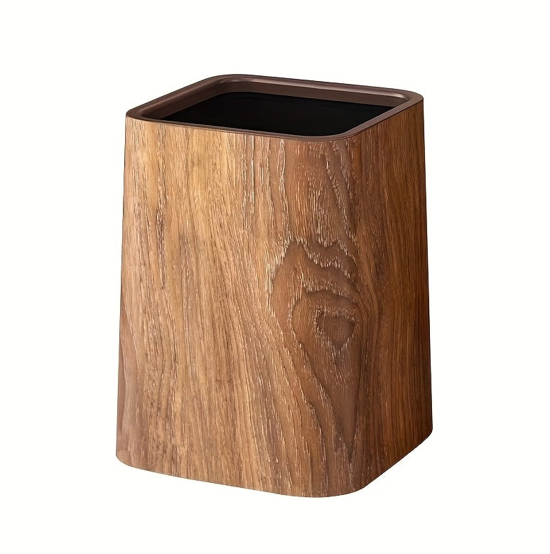 US Local Wood Grain Trash Can