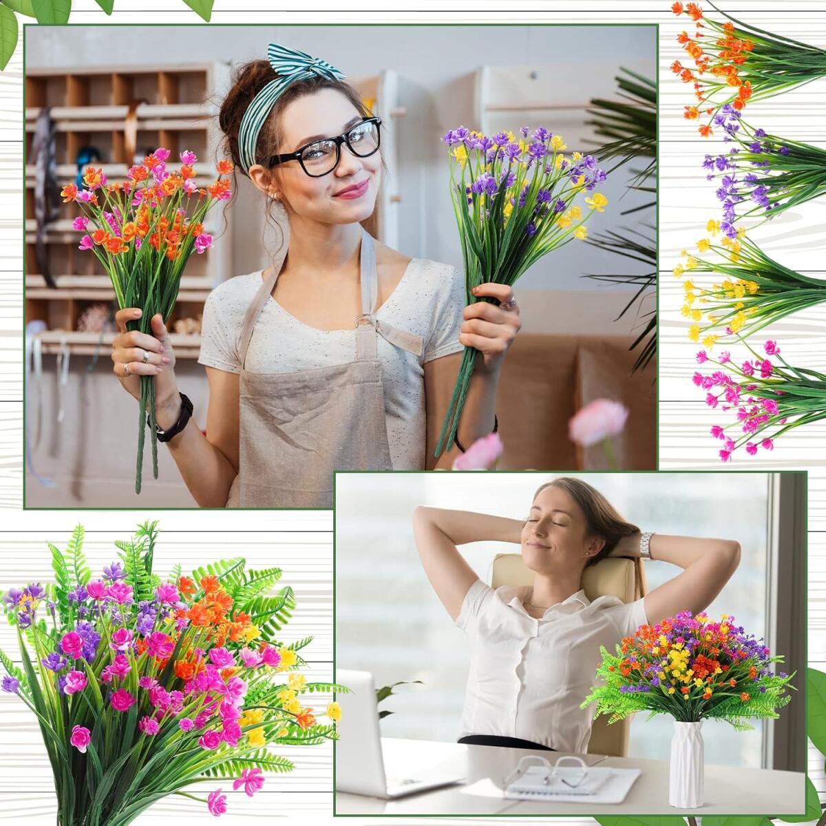 US Local 5Pcs Artificial Flowers