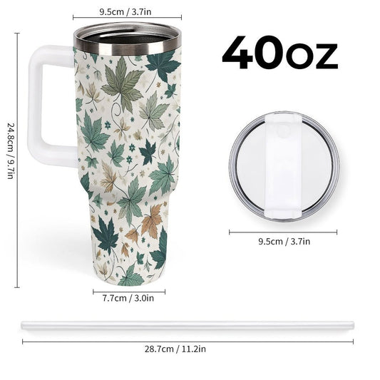PHDT00410 POD US Local Tumbler 40 oz Large Capacity Car Cup Maple Leaves, Autumn