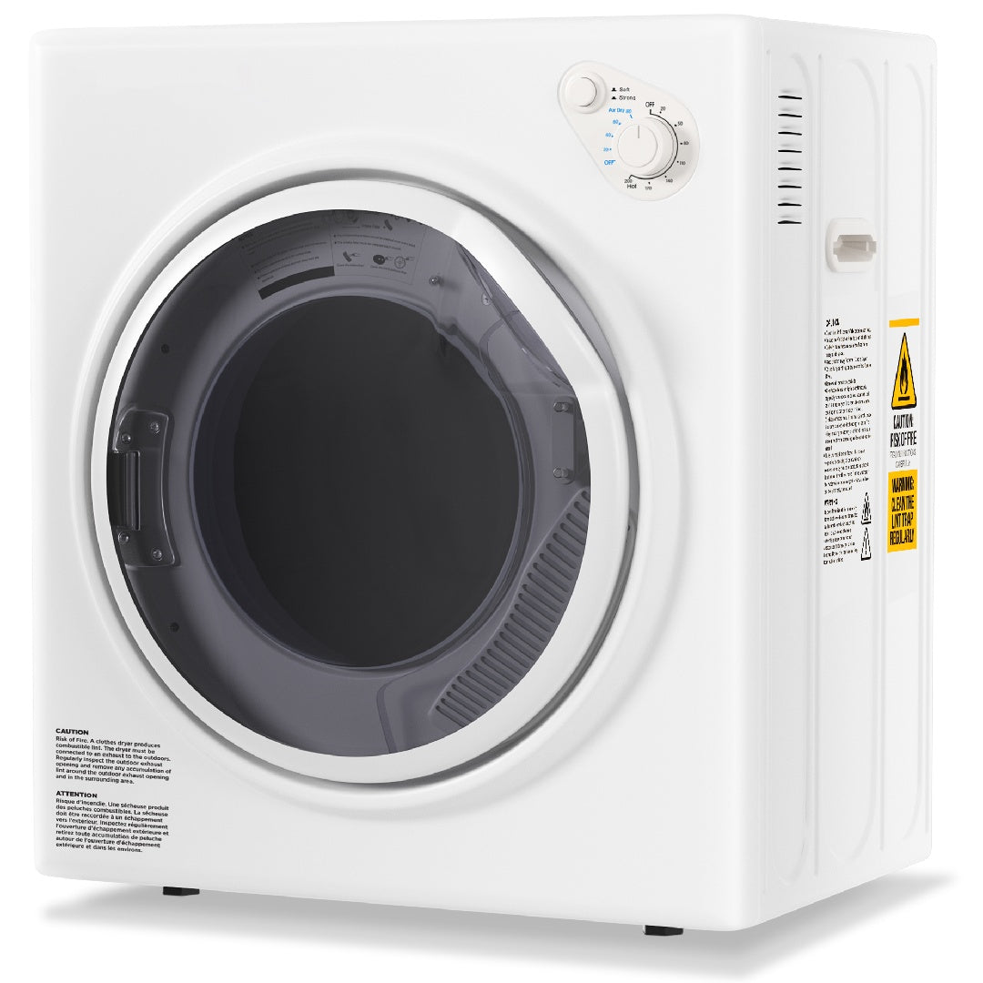 US Local Only Supports Self Pickup-Portable Dryer, Electric Dryer With Stainless Steel Inner Drum For Apartments, RVs, Dorms, Compact Dryer For Tight Spaces