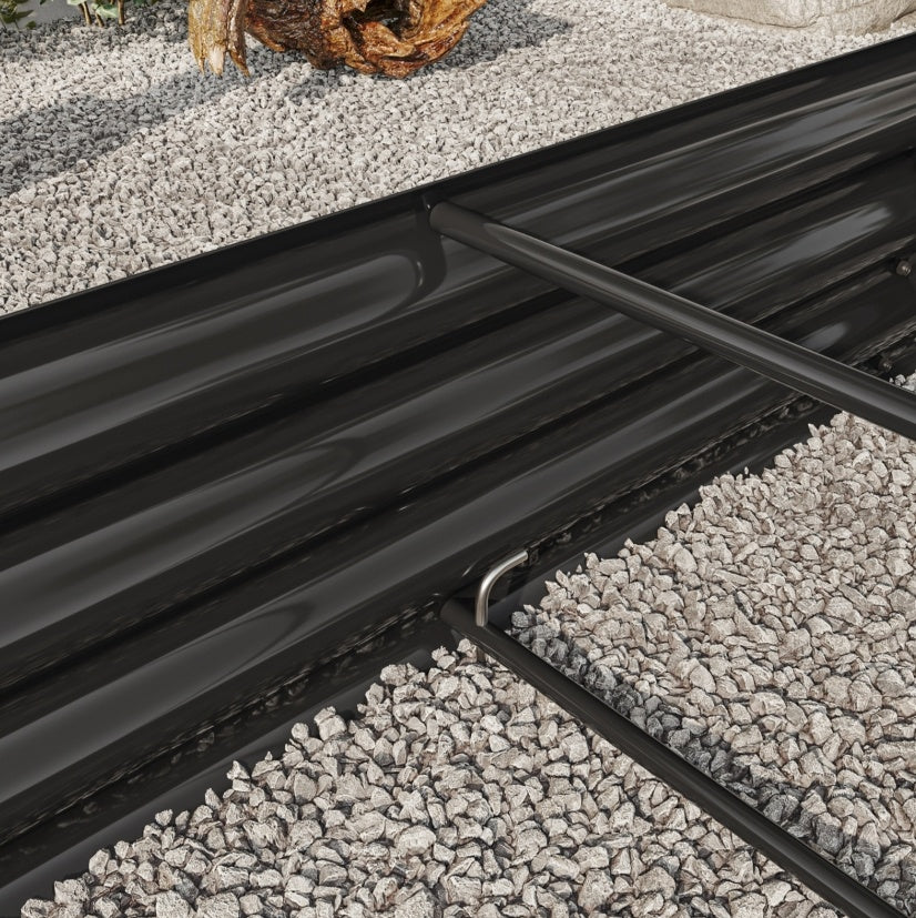 US Local Raised Garden Bed Outdoor, Oval Metal Planter For Plants, Vegetables, Flowers