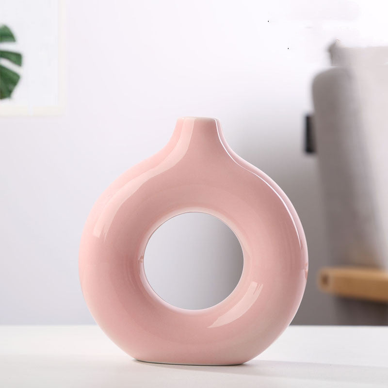 USA Local New Style Biscuit Vase Frosted Particle Flower Arranging Device