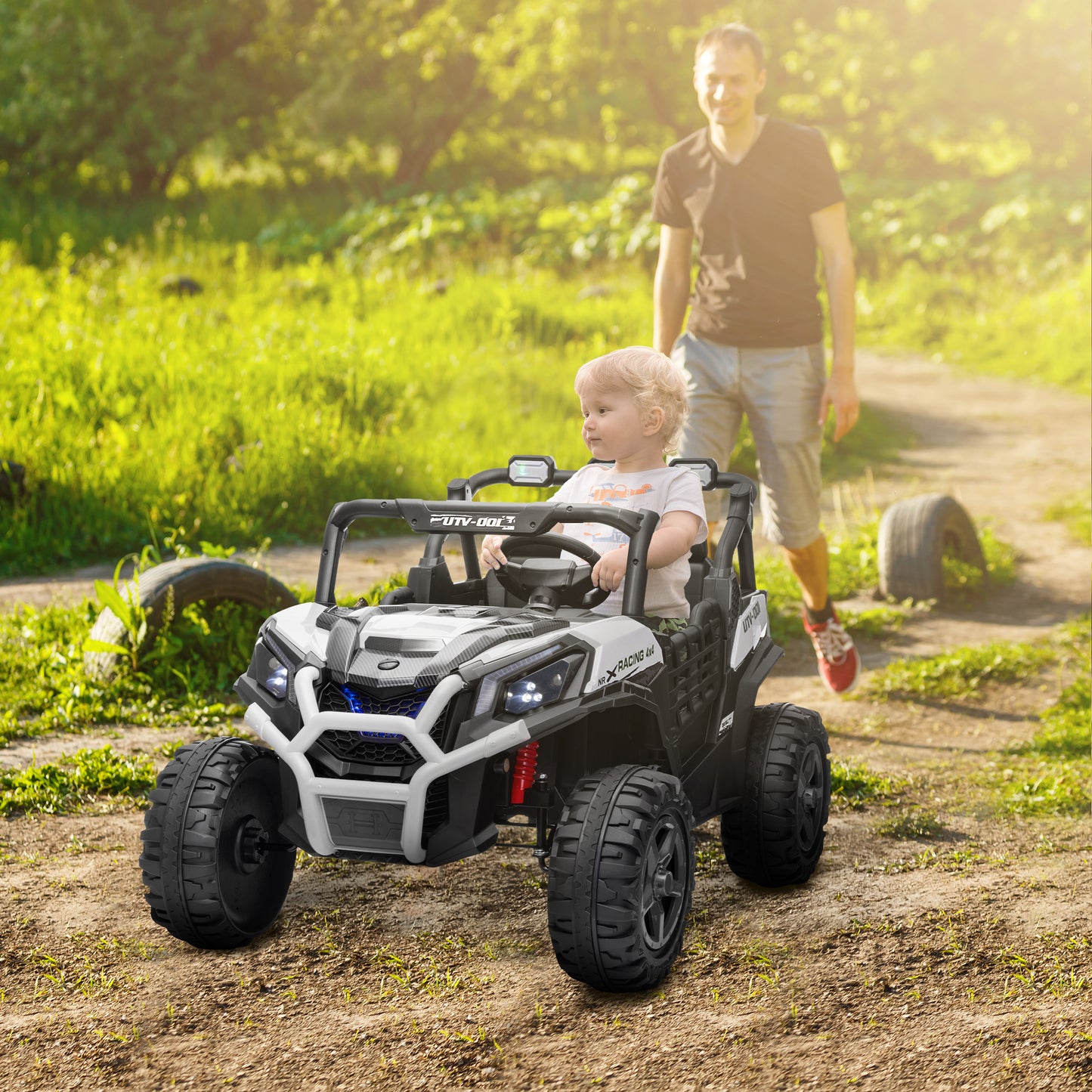 US Local 2 Seater 24V Kids Electric Car w/ Remote Control