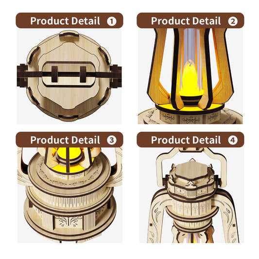 US Local Home Fashion Simple Alisa's Illuminated Lantern Puzzle Toys