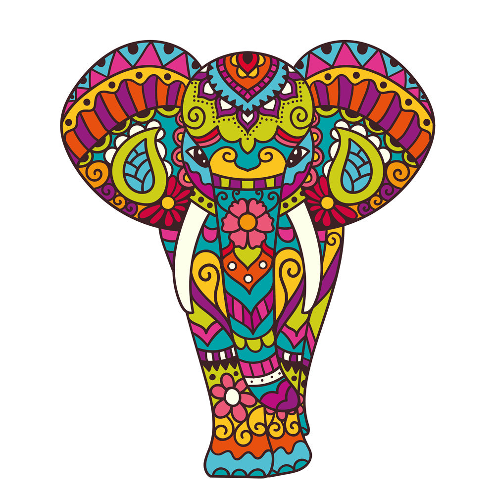 USA Local Each Piece Is Animal Shaped Christmas Gift Colorful Elephant Turtle Wooden Jigsaw Puzzles