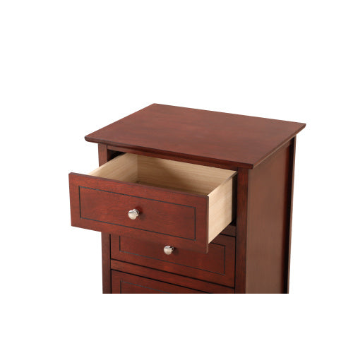 US Local Transitional Cherry Nightstand For Bedrooms
