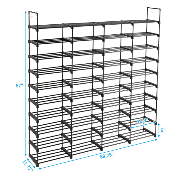 US Local 10 Layer Shoe Rack