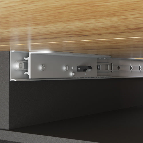 UK Local Telescopic Dining Table 110-140x80cm, Foldable Kitchen Table For 4-6 People, Extendable Dining Table, Space-saving Kitchen Table, For Kitchen And Living Room, Table With A Checked Pattern