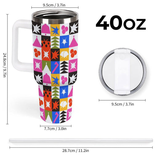 PHDT00161 POD US Local Tumbler 40 oz Large Capacity Car Cup Christmas