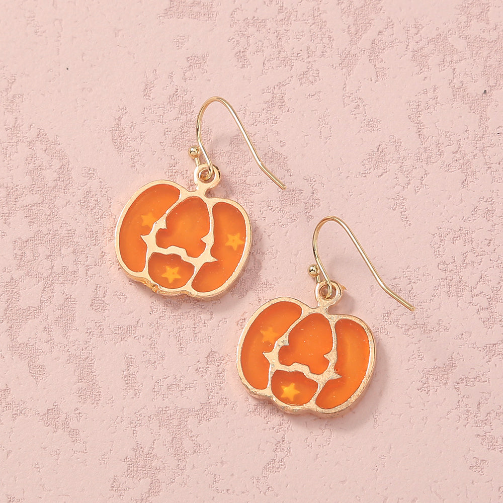 Simple Geometric Personality Halloween Earrings
