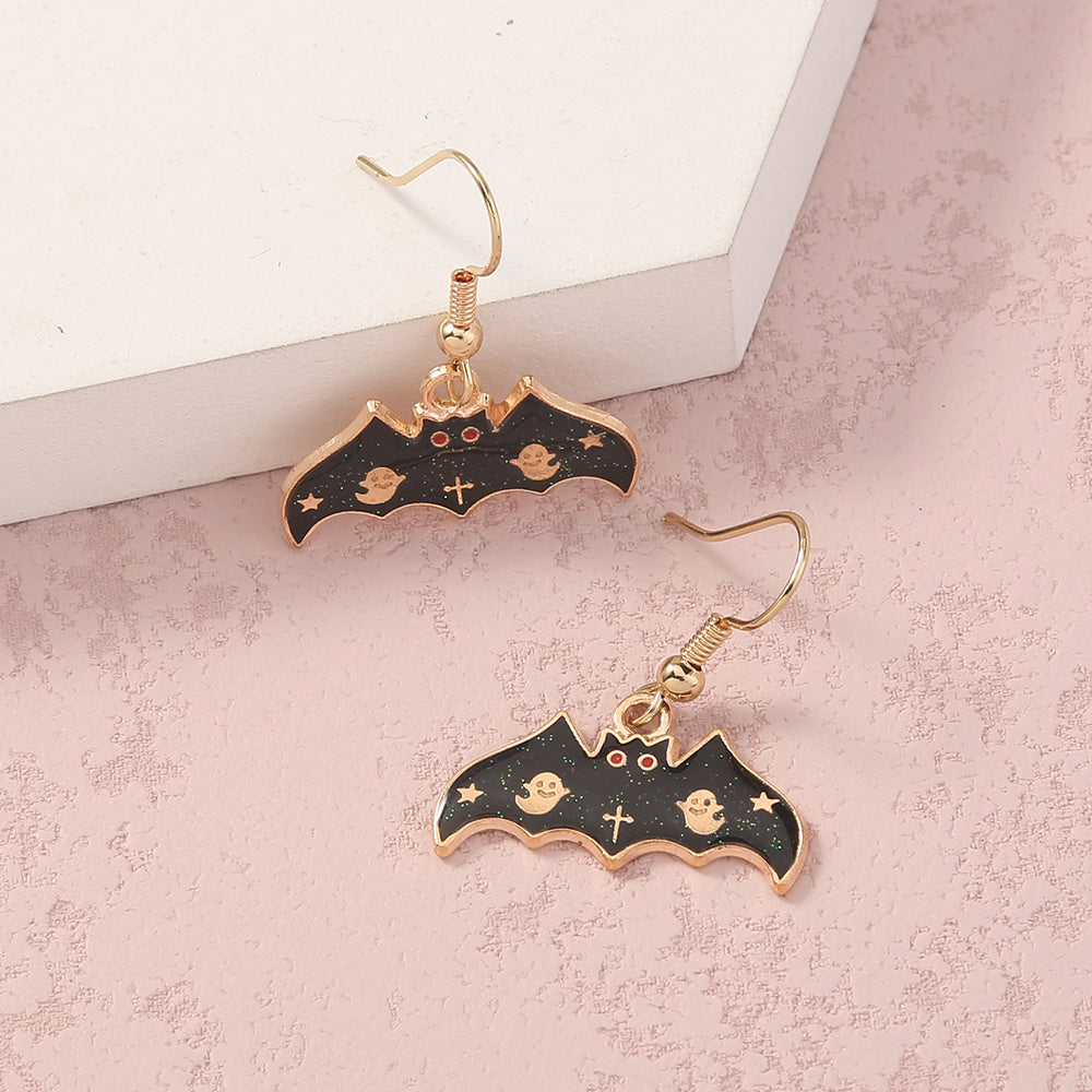 Simple Geometric Personality Halloween Earrings