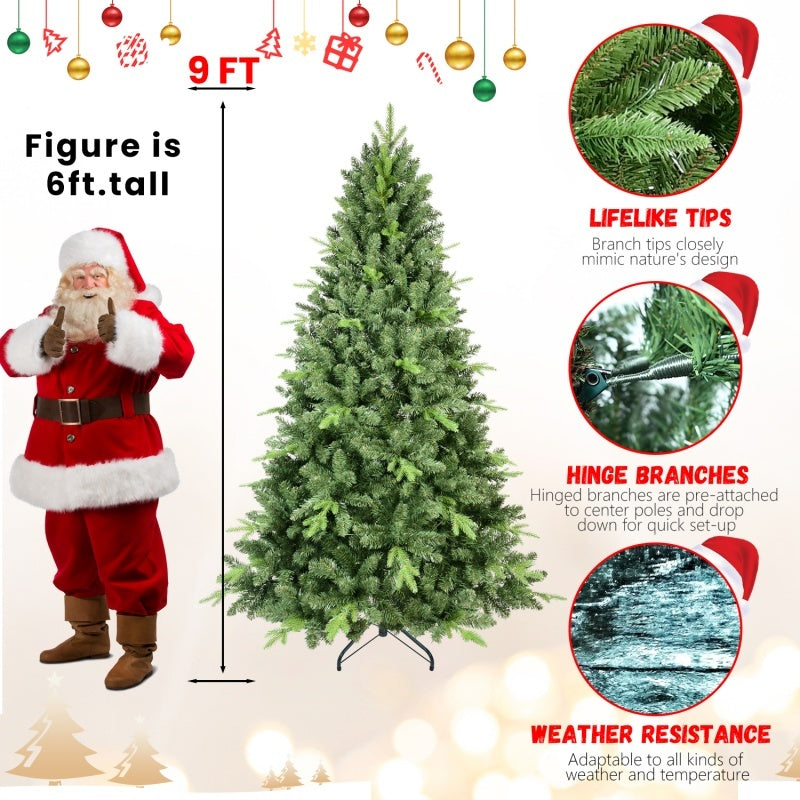 US Local PE, PVC Christmas Tree, Green