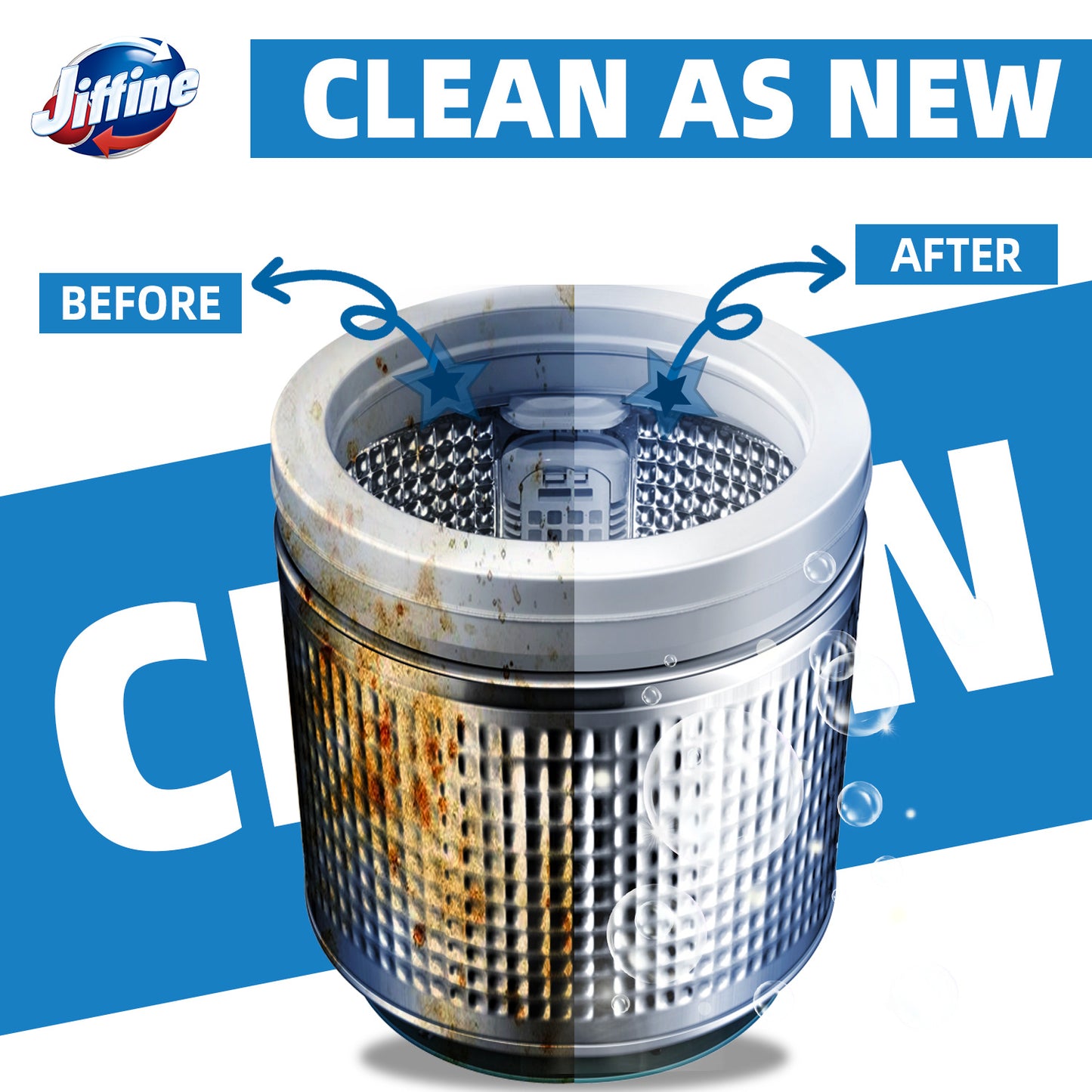 US Local JIFFINE Washing Machine Cleaner