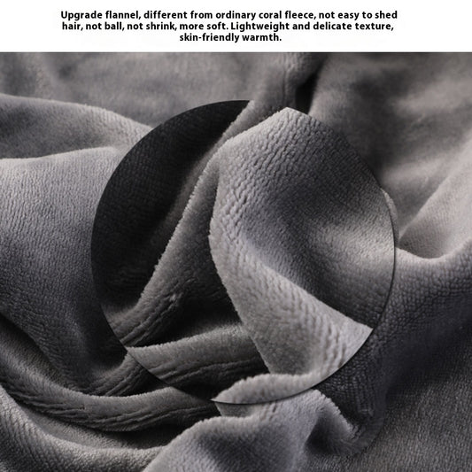 Warm Cover Cold-proof Warm Cloak Fleece-lined Keep Warm And Emit Heat Shawl